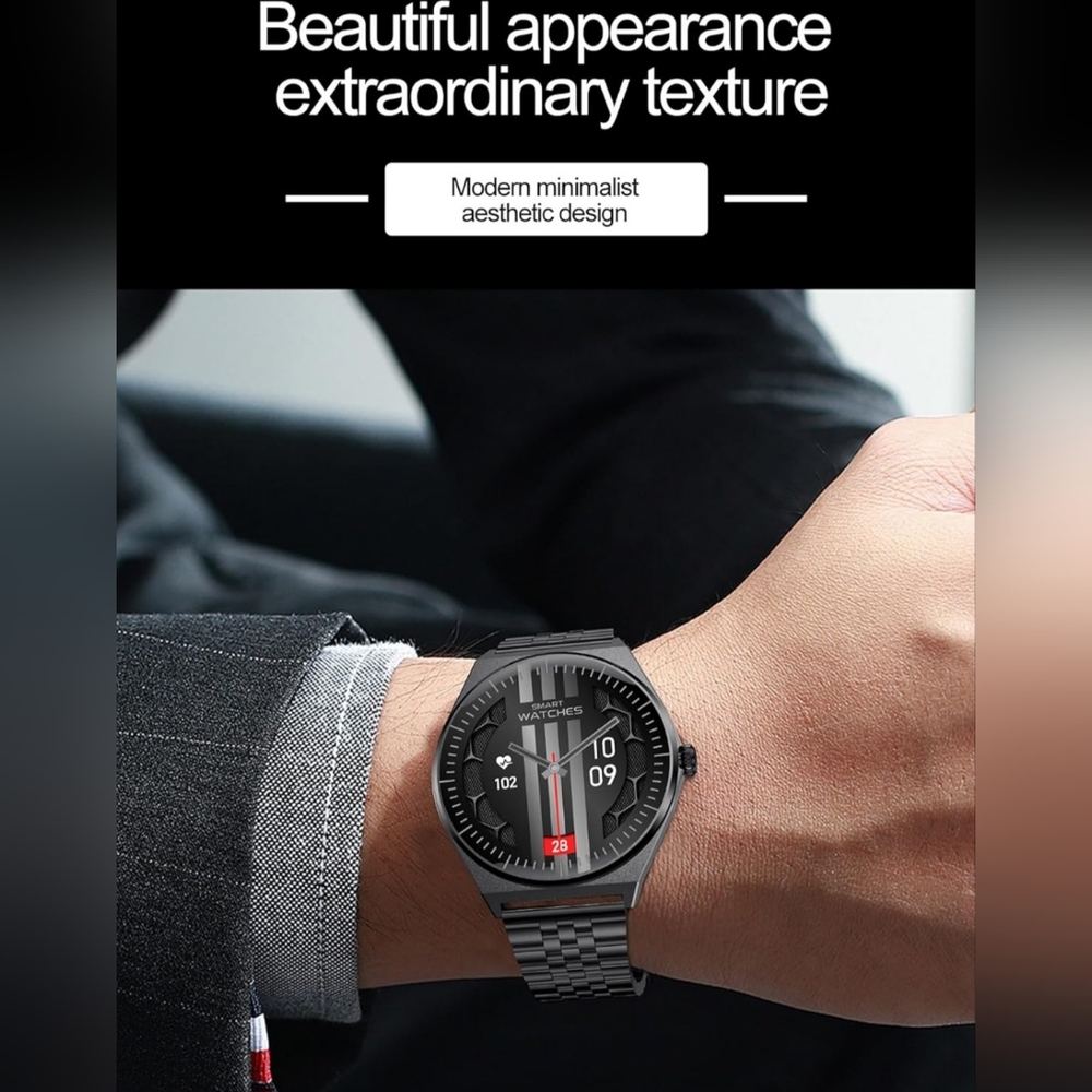 Ultrathin Smart Watch for Women Men(Answer/Make Calls), 1.43" AMOLED, Waterproof - Picture 5 of 8